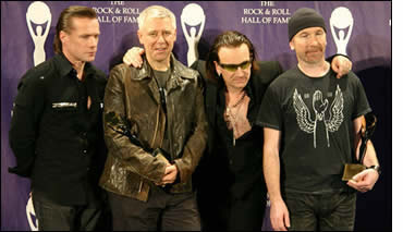 U2: Rock Hall Induction