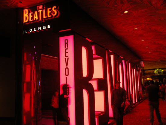 ... and at the Beatles Revolution Lounge...