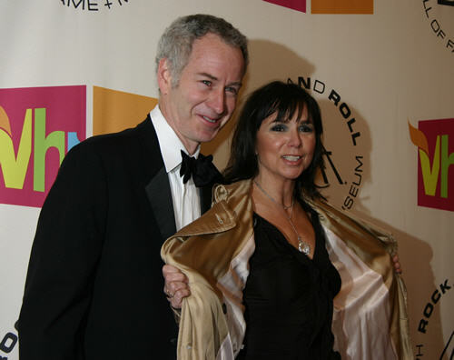 Tennis great John McEnroe and his wife, rocker Patty Smyth (<i>not Patti Smith</i>)