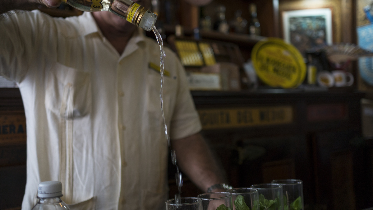 El Bodeguita del Medio in Old Havana, Cuba