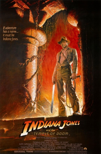 Indiana Jones and the Temple of Doom poster art