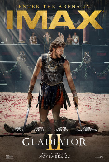 Gladiator II IMAX movie poster