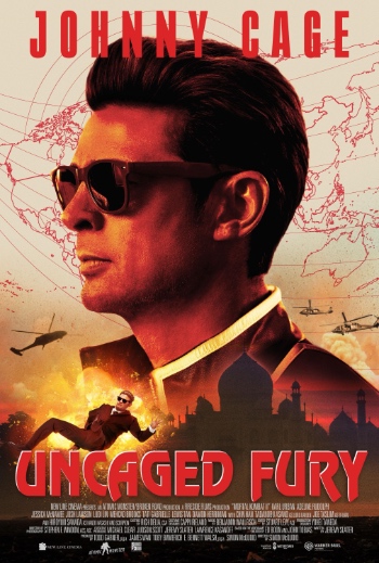 Movie poster for Uncaged Fury, starring Johnny Cage