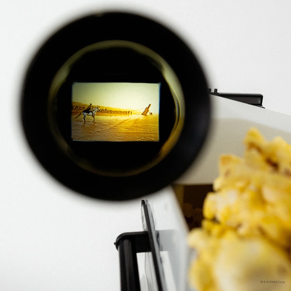 IMAX camera popcorn bucket viewfinder